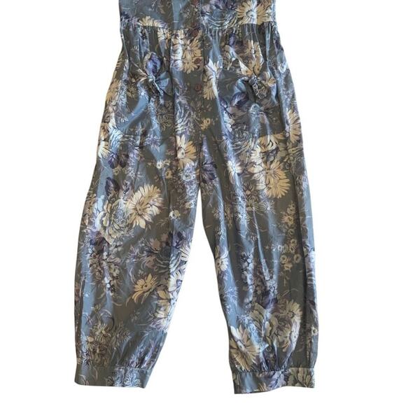 Laura Ashley Vintage Floral Cotton Jumpsuit - Picture 5 of 12